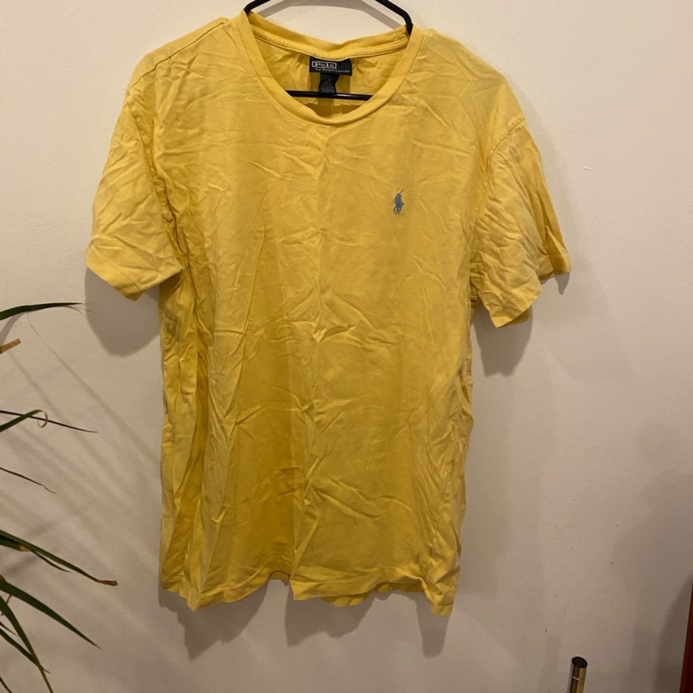 Ralph Lauren Polo Yellow Medium Tee Shirt